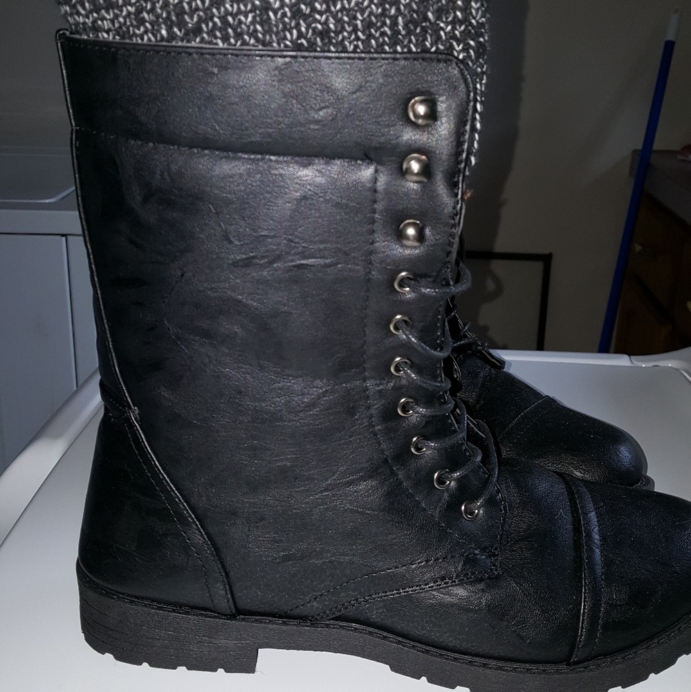 Black boots
